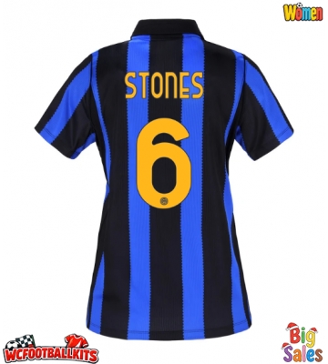 Inter Milan John Stones #6 Replica Home Stadium Shirt for Women 2026-27 Short Sleeve